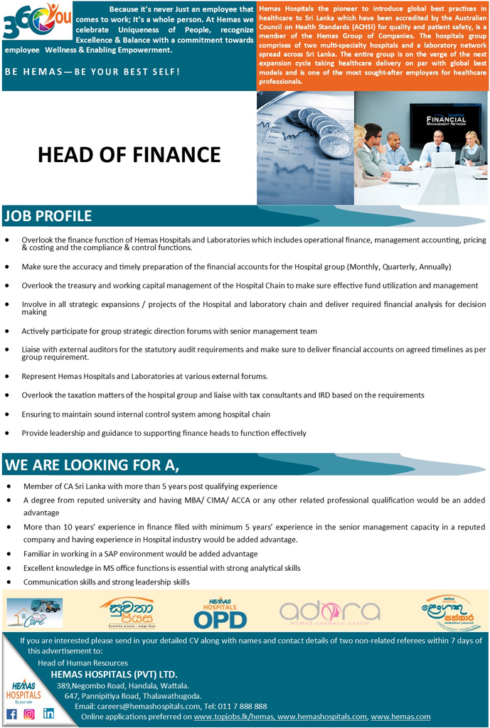 head-of-finance-hemas-hospital